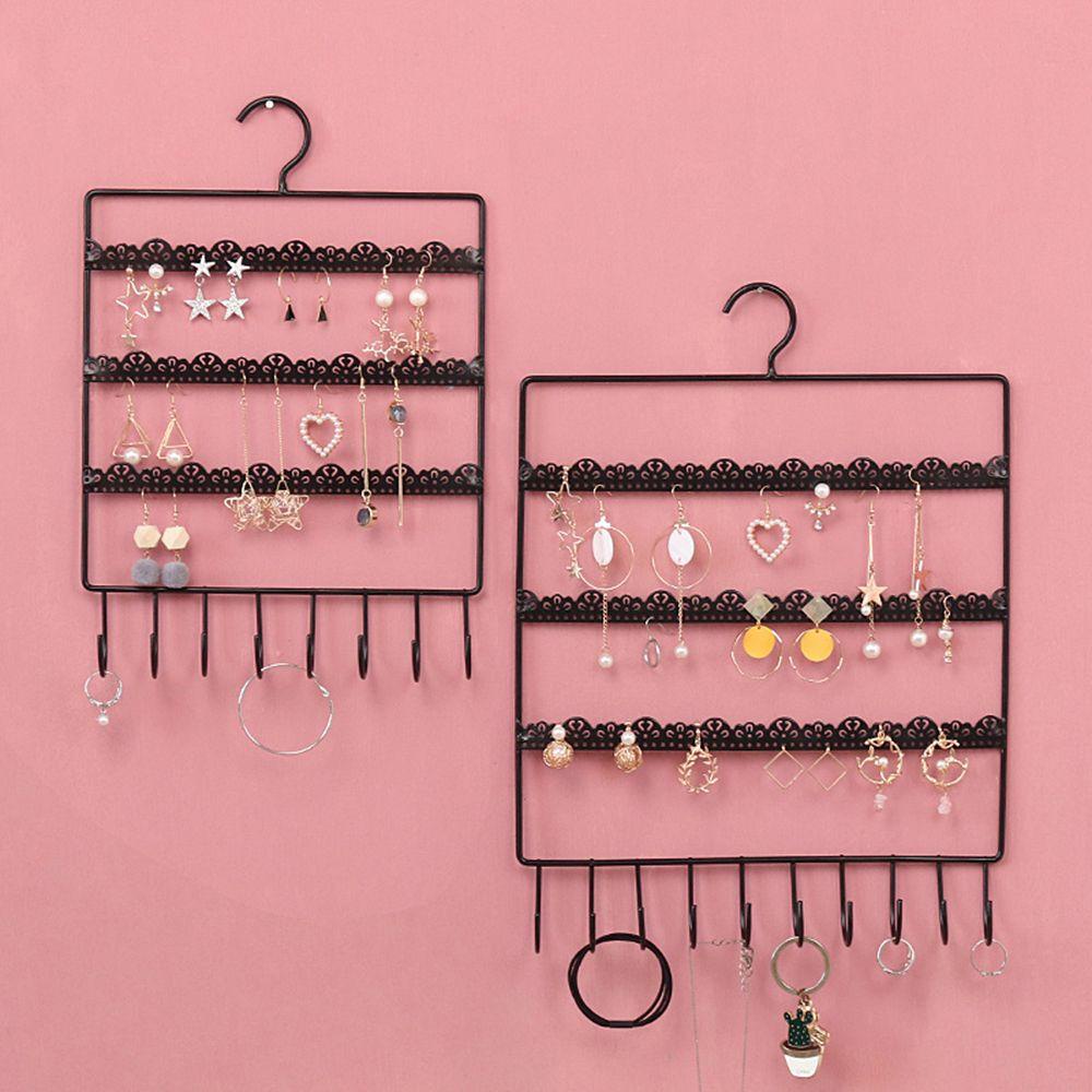 【 ELEGANT 】 Rak Perhiasan Rak Anting Anting Anting Kreatif Pajangan Perhiasan Wanita Kalung Gantungan Display Stand