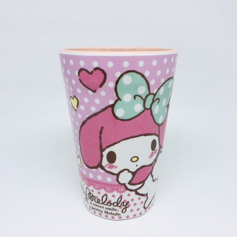 mug gelas cangkir melamin tinggi karakter sanrio my melody little twin stars