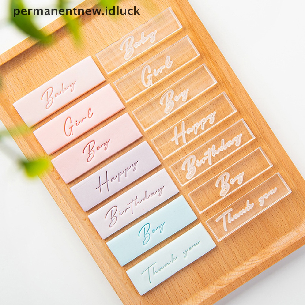 Cetakan Kue Desain Tulisan Thank You Untuk Ulang Tahun Bayi