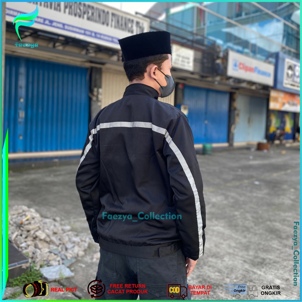 Jaket Majelis Polos Bisa Dibordir Sendiri/Jaket Sholawat Polos Murah