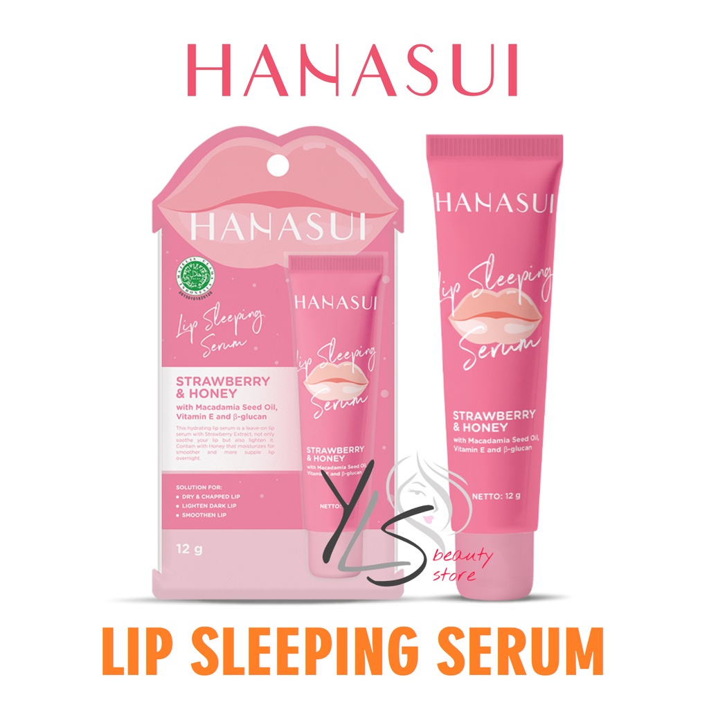 HANASUI LIP SLEEPING SERUM - TERDAFTAR BPOM - LIP SERUM HANASUI