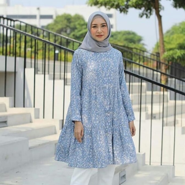 SHERLY TUNIK/ TUNIK BUNGA / FLOWER TUNIC PUSATGROSIR_SOLO