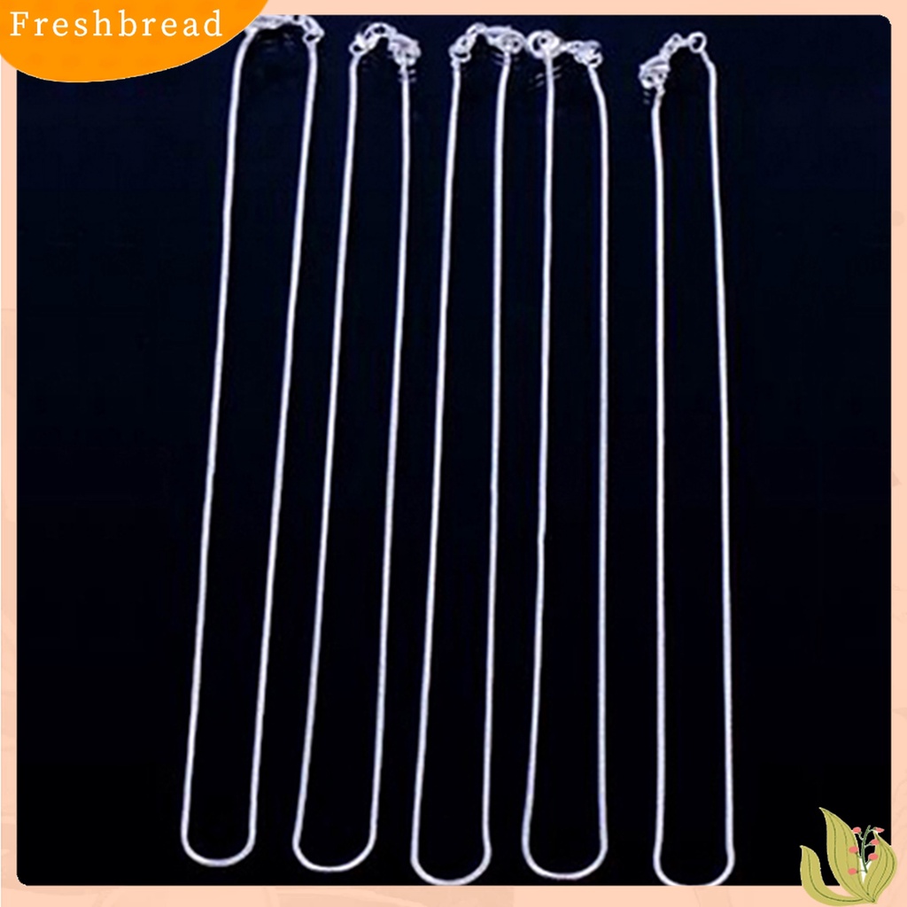 [TERLARIS]1.2mm Smooth Snake Necklace with Lobster Clasp DIY Neck Chain Accessory for Party Shopping