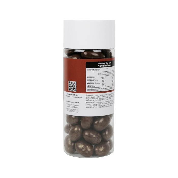 

54eh D'Lanier Almond Praline With Milk Chocolate - 300 Gr (Large Jar) 60Jh