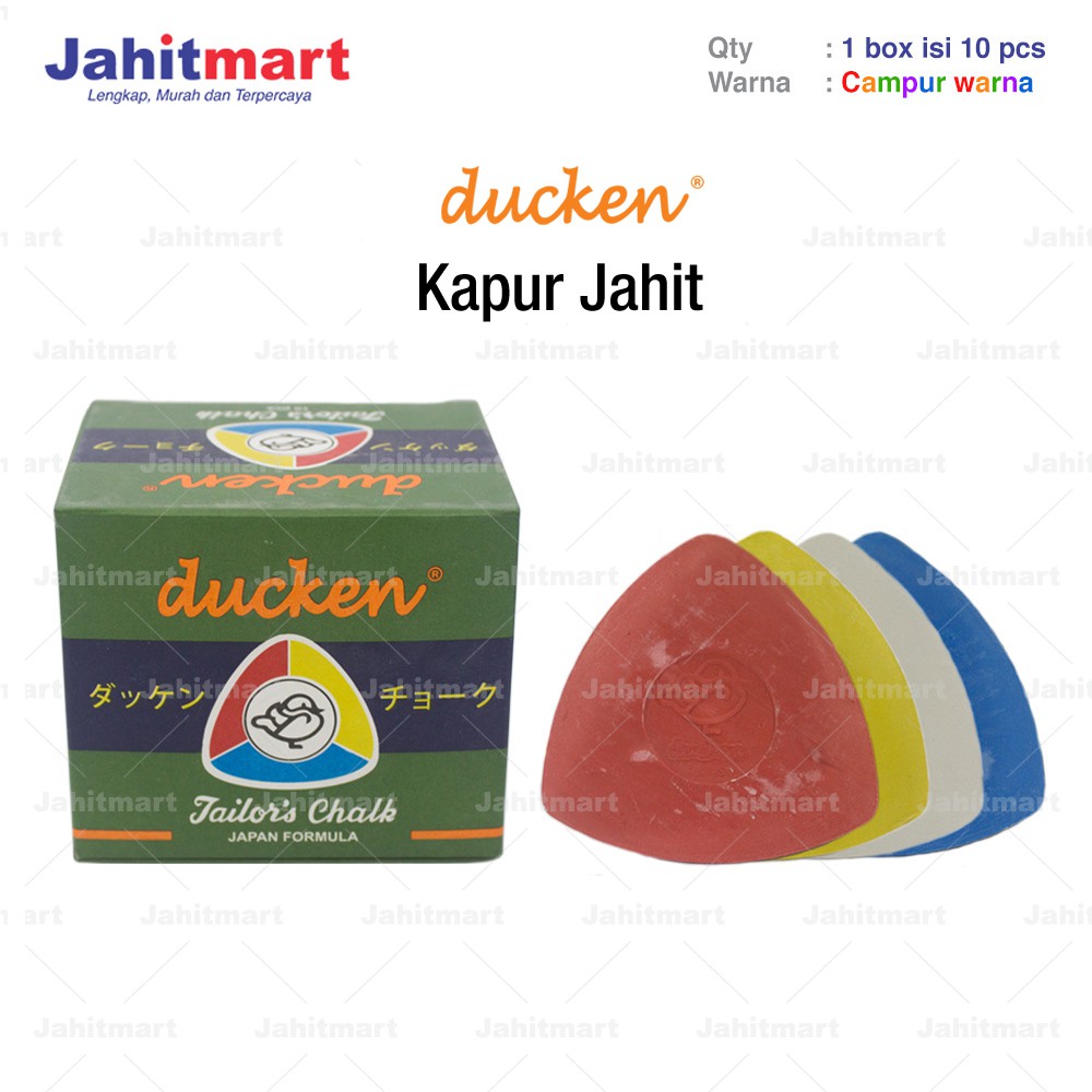 KAPUR JAHIT BEBEK / DUCKEN MALAYSIA (PUTIH,MERAH,KUNING