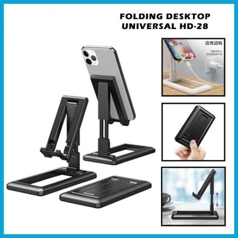 HOLDER UNIVERSAL HD 28 / FOLDING DESKTOP STAND SUPPORT