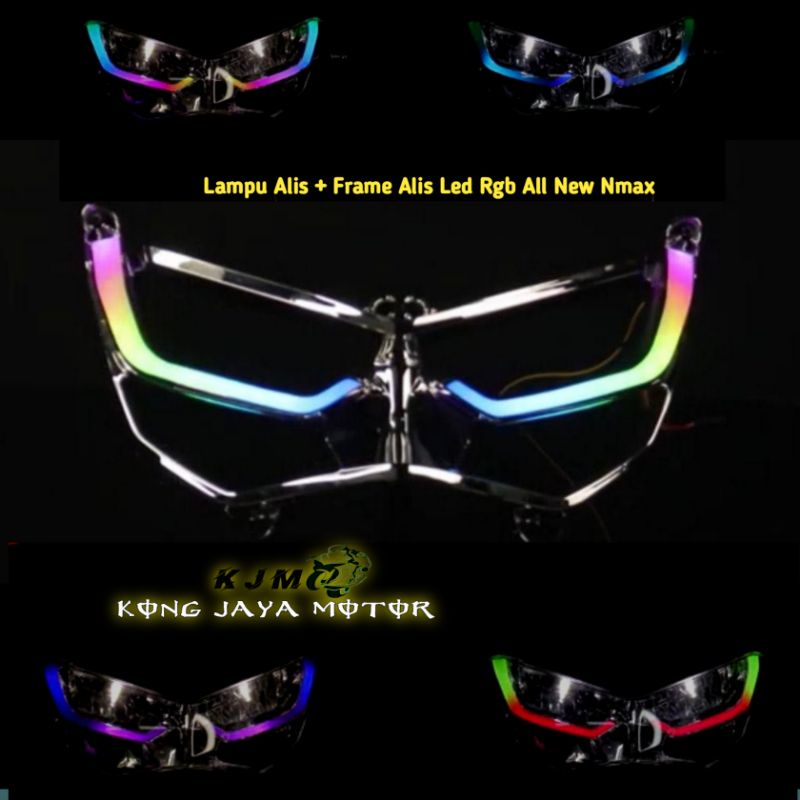 Lampu Alis Plus  Frame ALL NEW NMAX 2020 2021 RGB RUNNING Wellcome /Frame Alis New Nmax RGB CKS