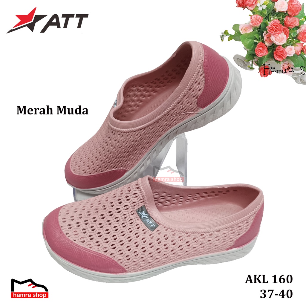 ATT AKL 160 SEPATU SLIP ON WANITA DEWASA DAN REMAJA BAHAN KARET