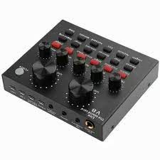 Sound card V8 Mixer SoundCard V8 MIXER Audio USB External Soundcard