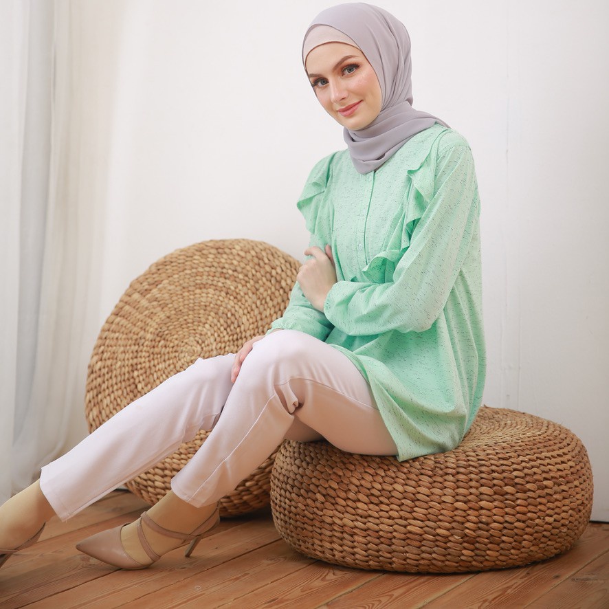 SAGARA Blouse - Tara blouse hijau mint