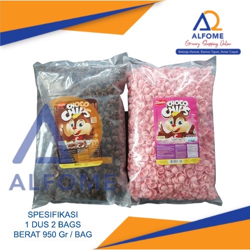 Choco Crunch / Choco Chips / Coco Simba Bulky Richeese Nabati 950Gram Murah Kualitas Terbaik