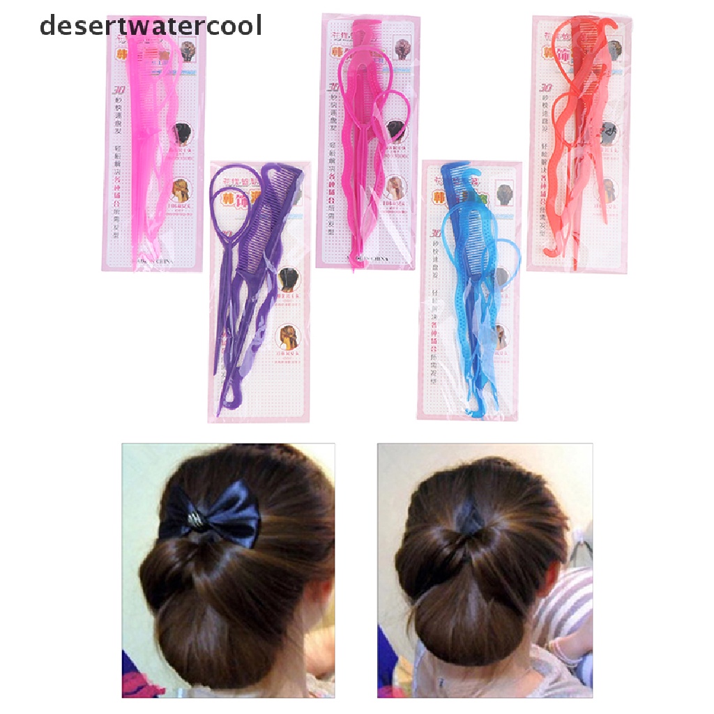 Deid Jarum Loop Alat Styling Rambut Ponytail / Kepang