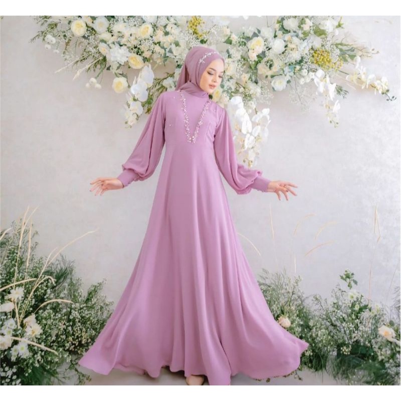 GAMIS TERBARU GAUN MUSLIMAH GAUN KONDANGAN