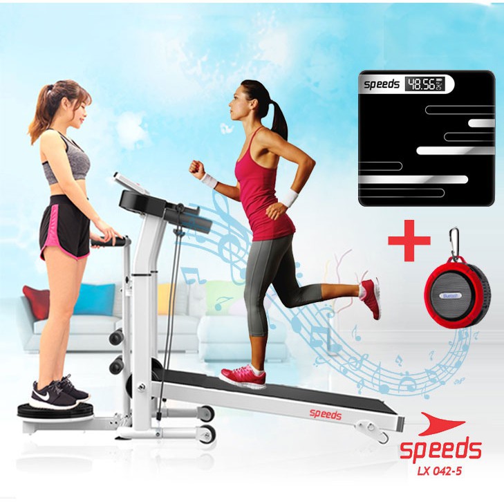 Treadmill Manual Mesin Lari MultiFungsi Treadmill Fitness SPEEDS 042-5 - Treadmill