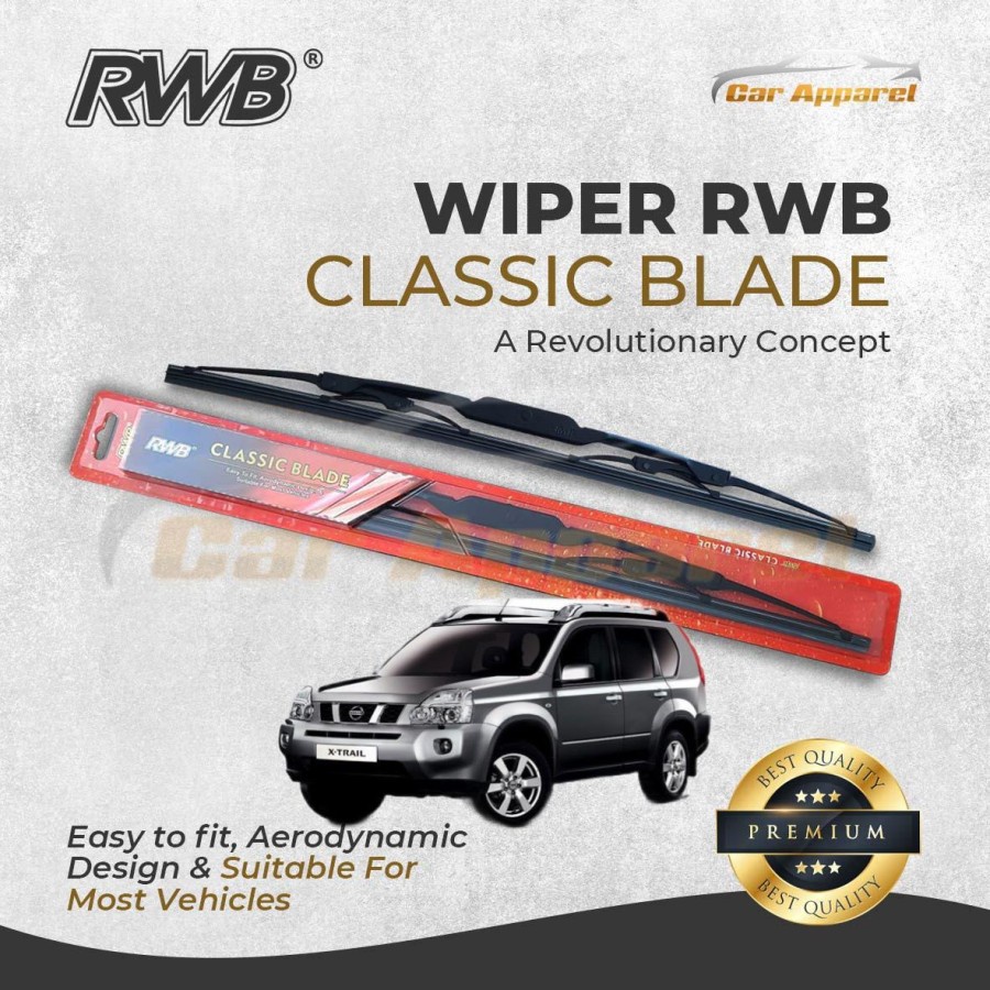 Wiper RWB Classic Nissan Xtrail T31 2008-2013 / windshield Xtrail T31