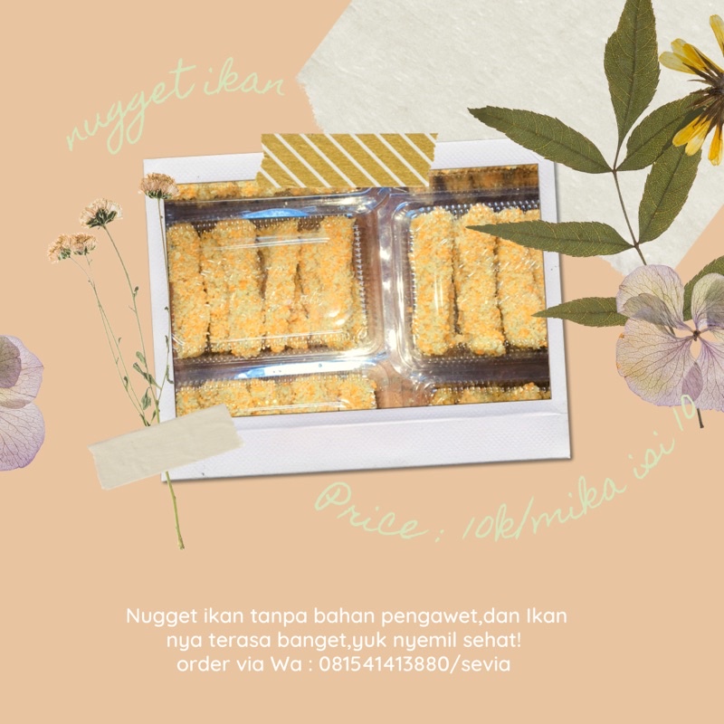 NUGGET IKAN BANDENG FROZEN-isi 10