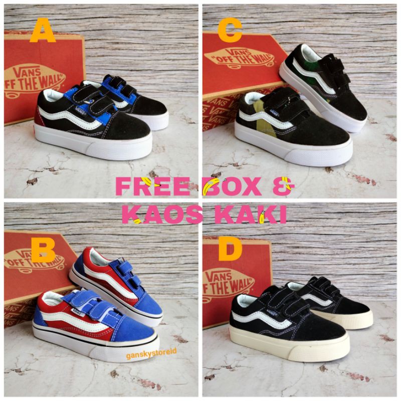 SEPATU ANAK VANS PREMIUM HIGH QUALITY SEPATU ANAK LAKI LAKI KIDS ANAK ANAK SNEAKERS ANAK KADO