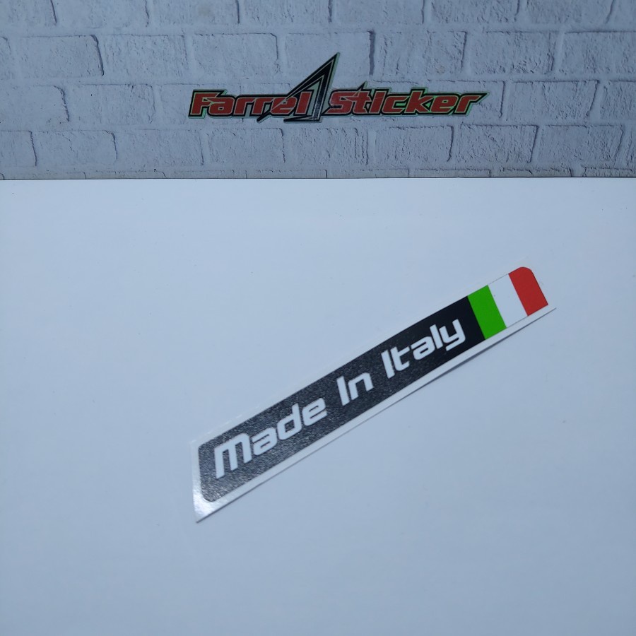 Stiker itali sticker Made In Italy