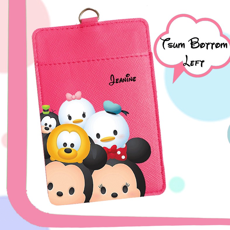

SOUVENIR WEDDING ID CARD HOLDER CUSTOM TSUM BOTTOM LEFT