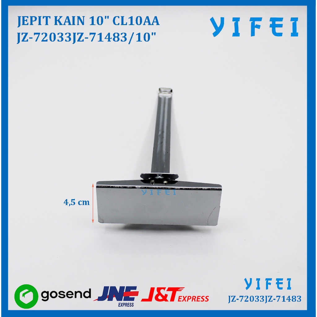 PENJEPIT KAIN BAHAN/JEPIT KAIN 10&quot; CL10AA YIFEI-72033JZ-71483/10&quot;