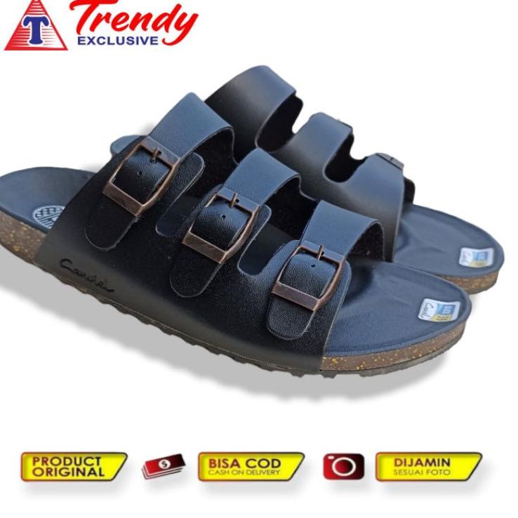 Tren Kekinian.. sandal pria puyuh / sandal pria distro / sandal casual / sandal  pria kekinian