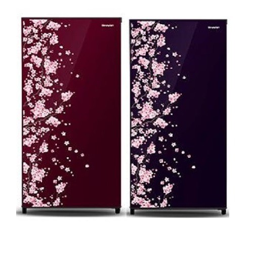 SHARP Kulkas 1 Pintu 133 Liter SJ-N162D VB Sakura Kirei SJN162D SJN162