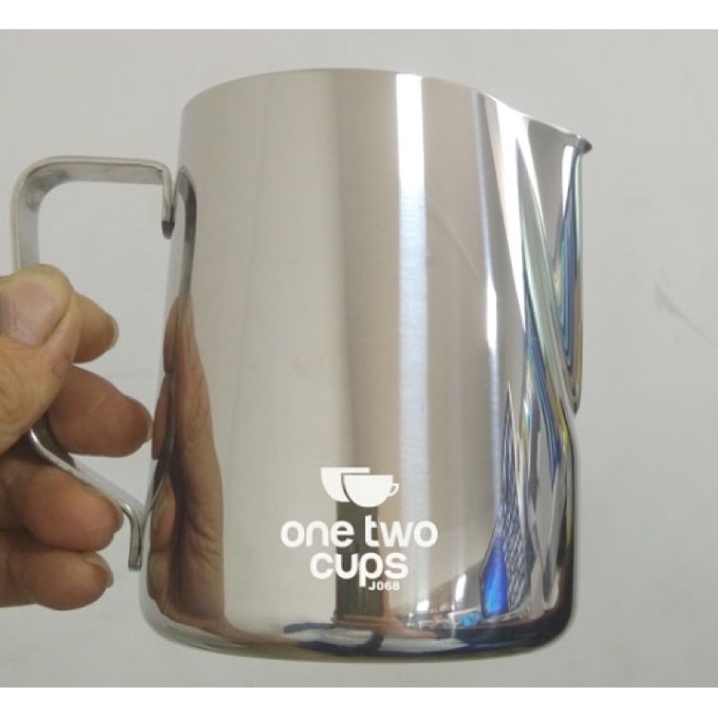 One Two Cups Gelas Pitcher Kopi Espresso Latte Art Stainless Steel