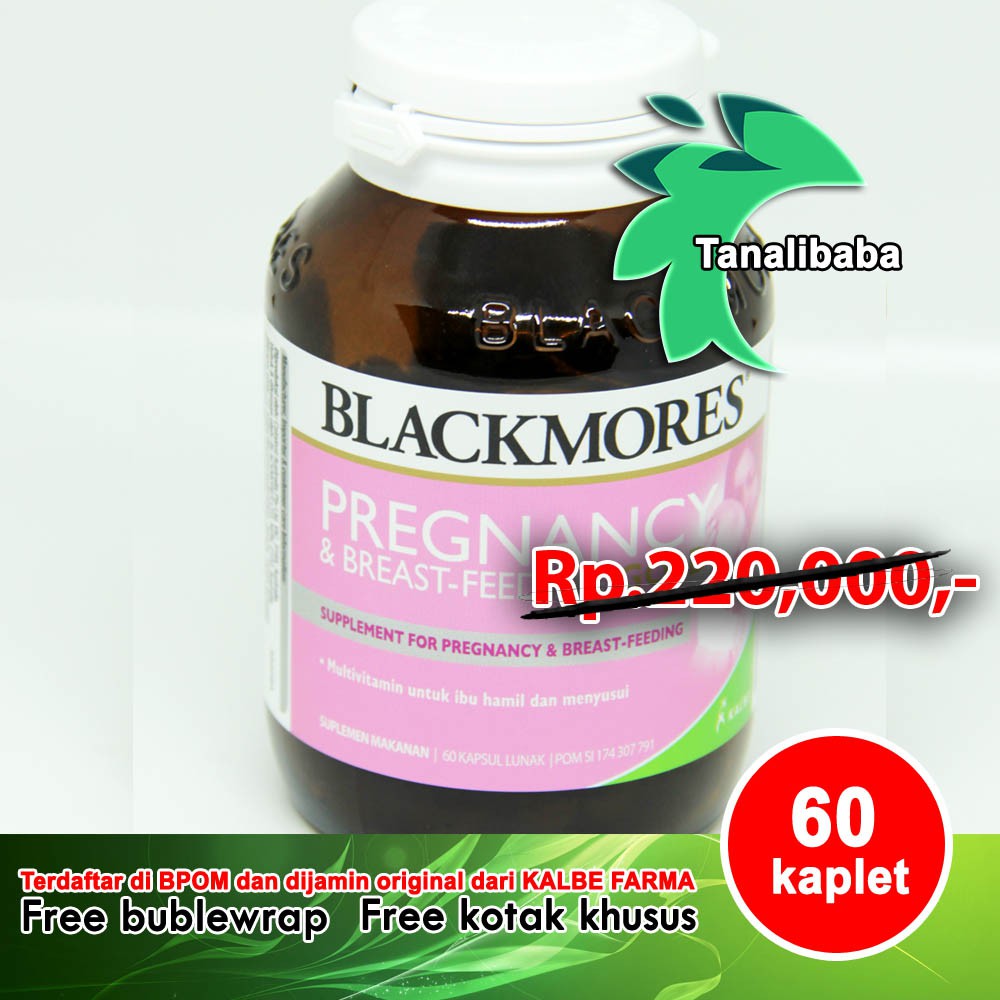 Blackmores Pregnancy Breast Feeding Gold 60 Untuk Ibu Hamil Isi 12 Unsur Vitamin Dan Mineral