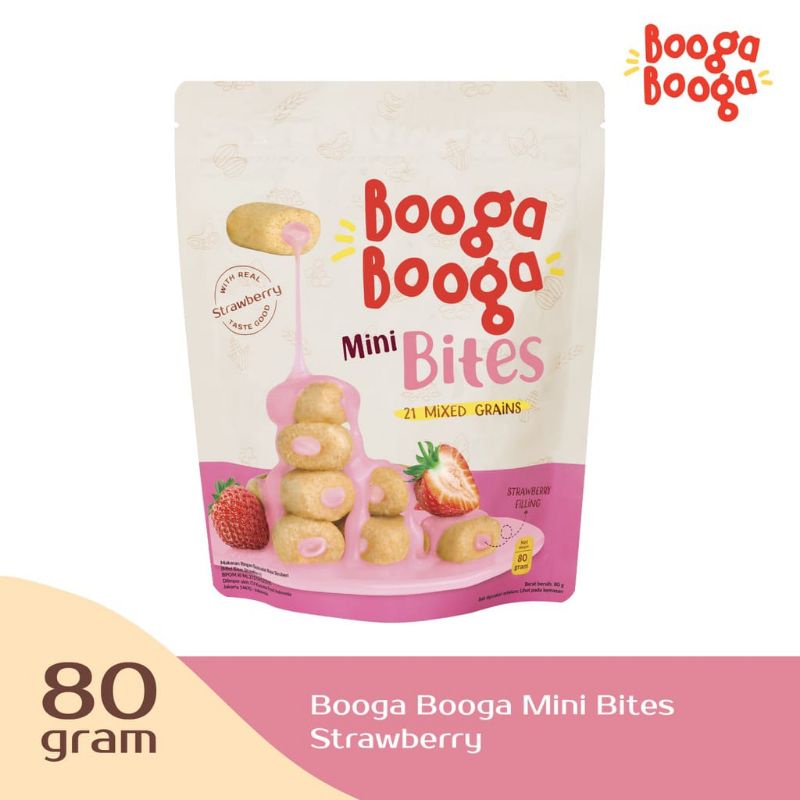 Booga Booga Mini Bites 80gr Snack Anak