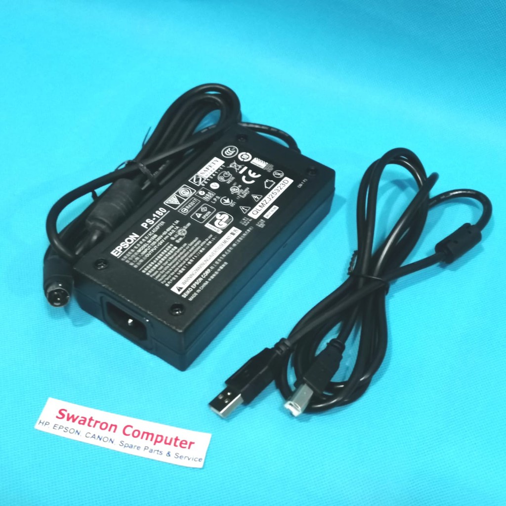 100% Adaptor Power Supply Epson TM U220 PS 180 Output 24 Volt 2.1 Ampere