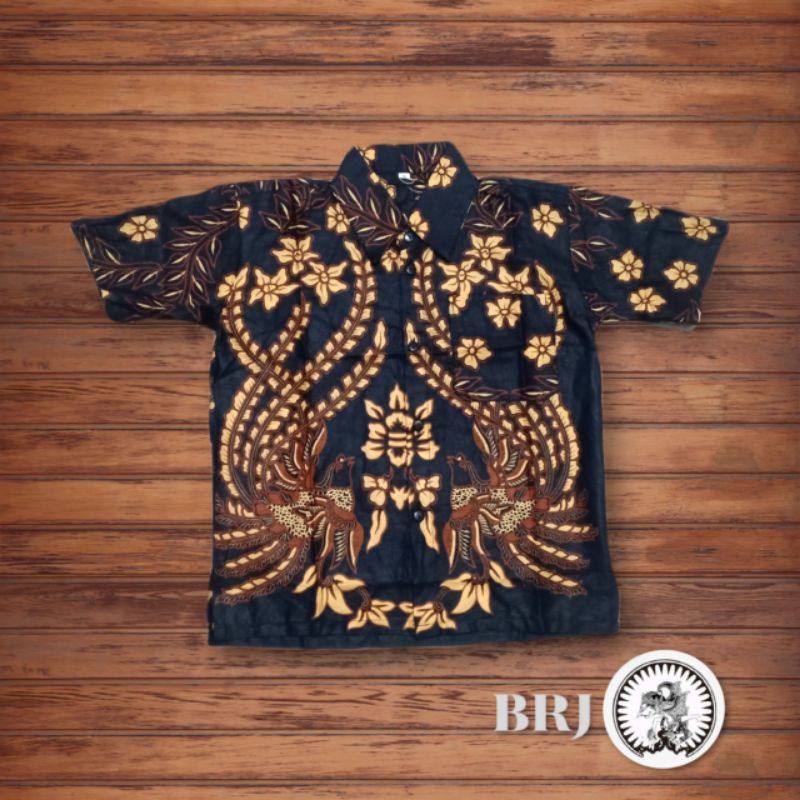 Kemeja batik anak laki-laki lengan panjang dan pendek motif terbaru warna