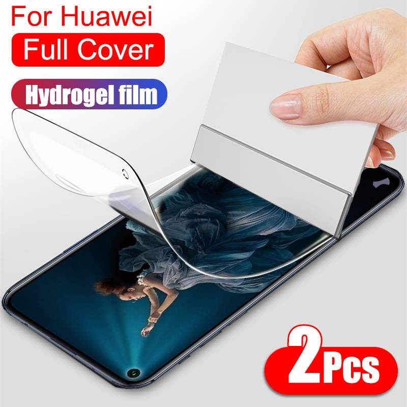 Full Cover Protective Hydrogel Film For Huawei Honor 8X 9X 10 20 Lite 10i 20S Pro P smart 2019 Nova 5T Screen Protector No Glass