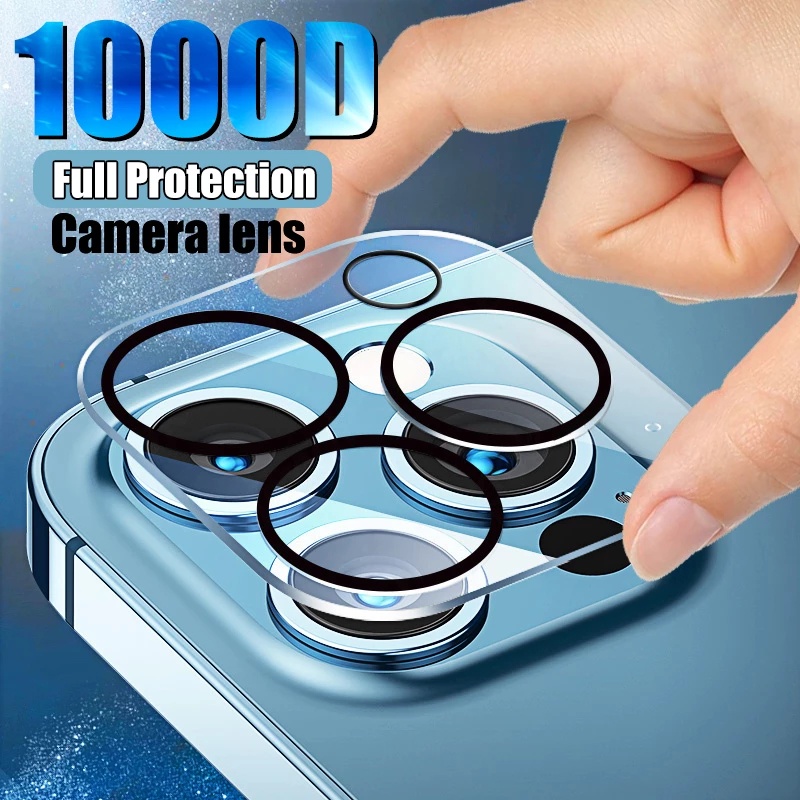 Pelindung Lensa Kamera Tempered Glass 3d Untuk Iphone 13 / 12 Pro Max / 13 Mini