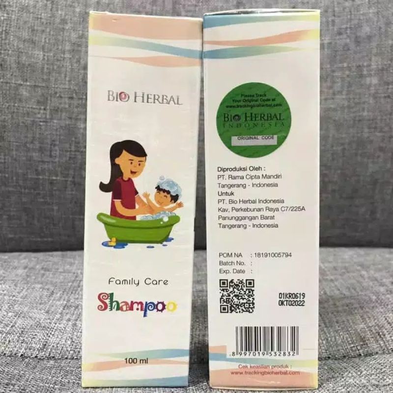 SHAMPO KUTU RAMBUT ANAK AMPUH BIO HERBAL FAMILY CARE 100ML PENGHILANG KUTU PERAWATAN RAMBUT