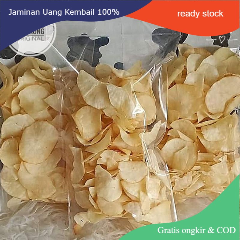 

Keripik Singkong Asin Gurih Renyah Original 250 gram