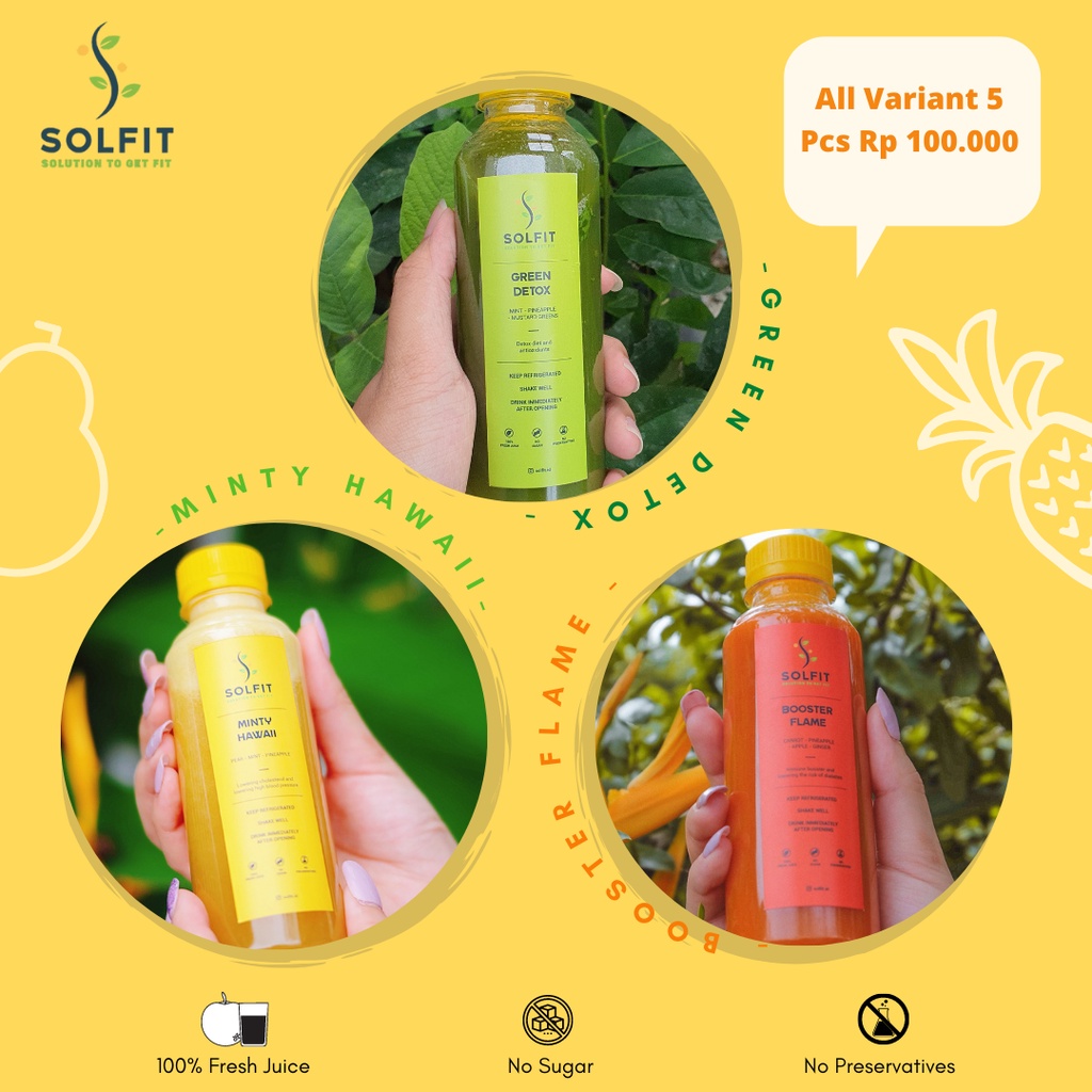 

Solfit Juice - Paket isi 5 Pcs 250ml