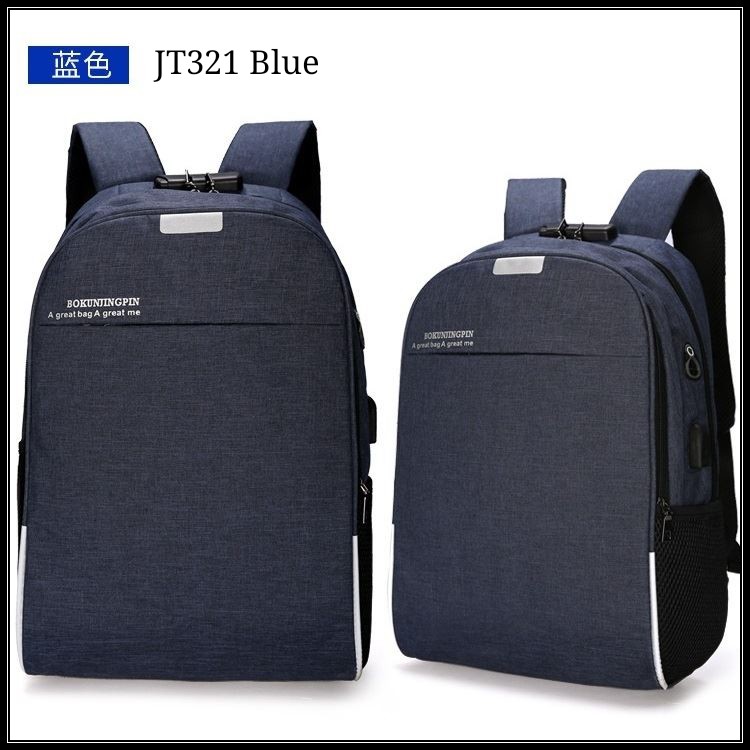 [JAKARTA] JT321 LT1147 Tas Ransel Laptop Keren Dengan Lock Number Terbaru
