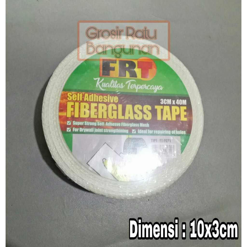 

Fiber Tape +LEM / ISOLASI GYPSUM 40 M