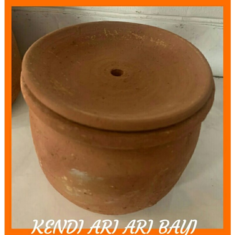 Pendil/ Kendi dari Tanah Liat / Gerabah untuk Ari-ari Bayi (Kendi Ari-ari Kecil)