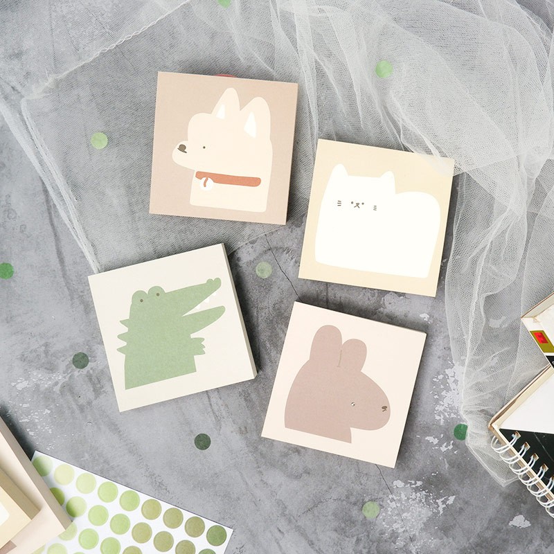 

Rolypoly Animal Square Memopad - Catatan Tempel