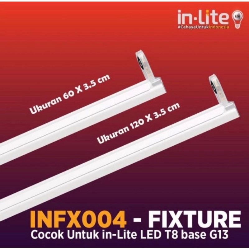 kap TL T8 Led INLITE IN LITE IN-LITE 120cm / 60cm