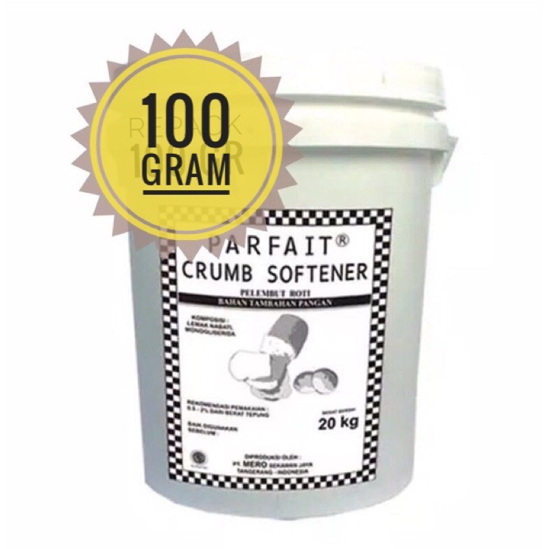 Parfait Crumb Softener Repack 100 Gram Pelembut Roti Donat