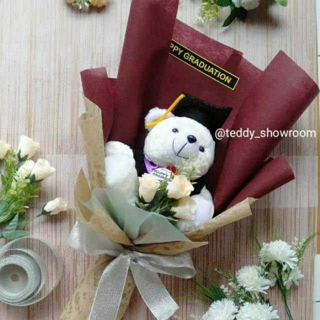 BIG PROMO / Buket Boneka Wisuda BESAR / Buket Toga Wisuda / Buket anniversary / Buket Ultah