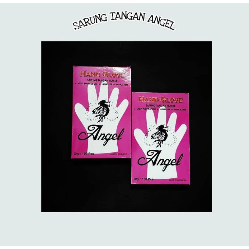 Sarung Tangan Plastik ANGEL @100pcs