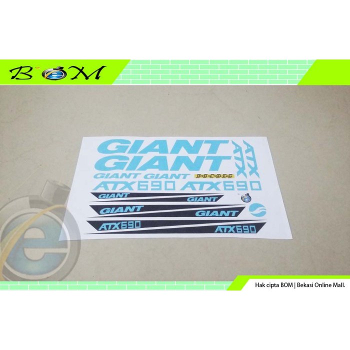 striping stiker decal transparan sepeda giant atx690 fullset tosca htm