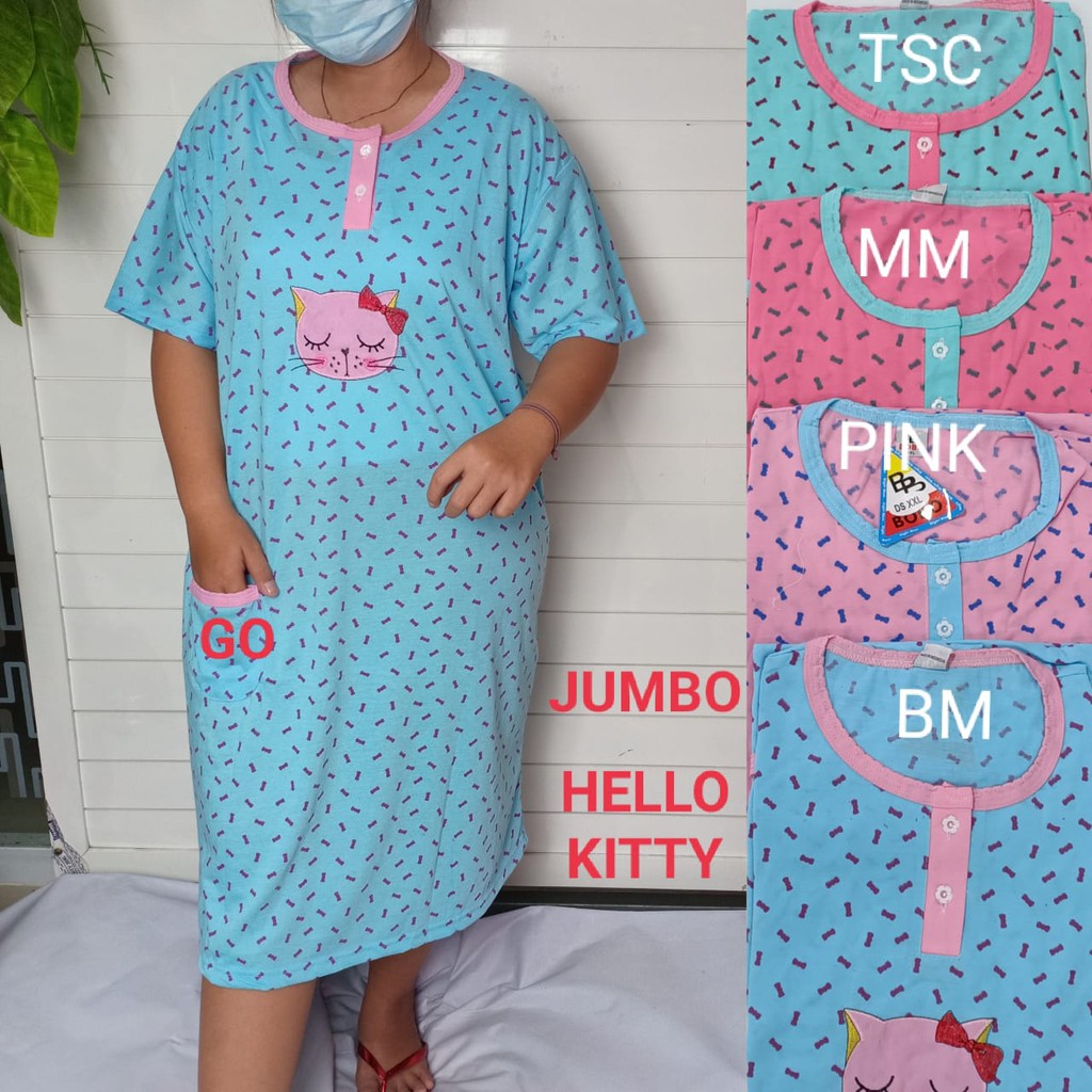 gof DASTER BOBO JUMBO Pakaian Wanita Casual Santai Motif Busui Baju Tidur