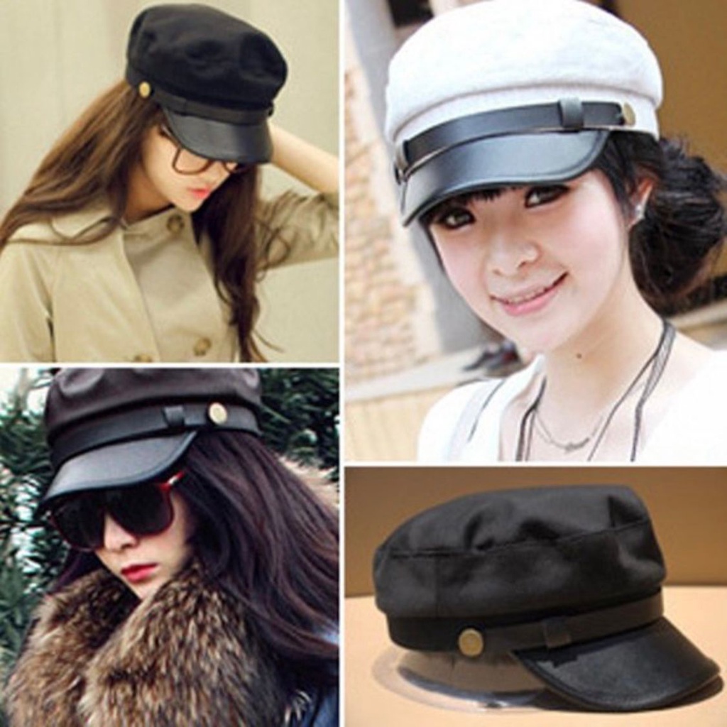 Topi wanita korean style tedy bear topi pelaut hats terbaru cod