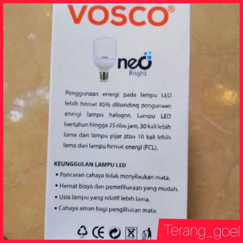 Lampu Led 30 Watt Kapsul Vosco Neo  / Vosco Neo Lampu Led Kapsul 30 Watt