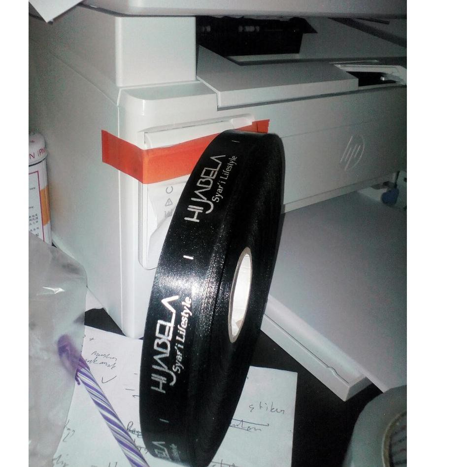 

Serbuuuu.. Label pita katun kerudung hijab label baju ukuran 1,3 - 3cm POLOS