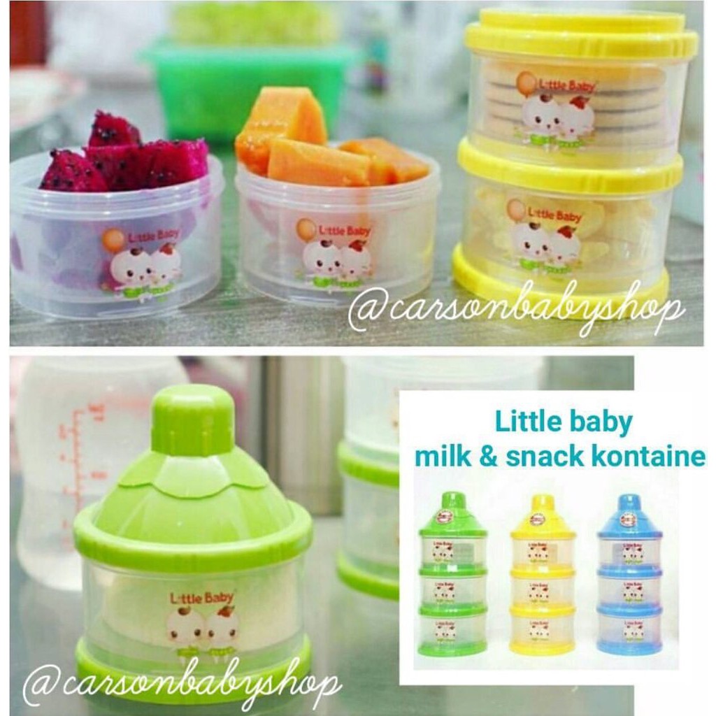 Container Susu Susun 3 Little Baby-Tempat Susu Bubuk Murah